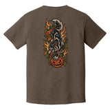 Traditional Halloween Wolf Heavyweight Tee - Small - Shirt