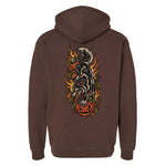 Traditional Halloween Wolf Hoodie - Small - Hoodie
