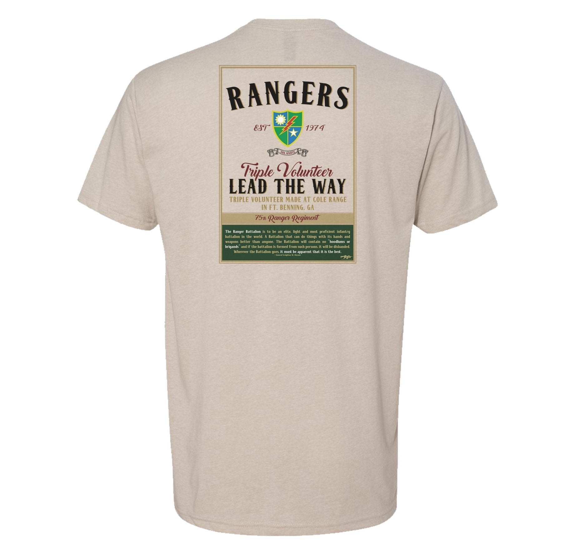 Triple Volunteer Tee - Small - Shirt