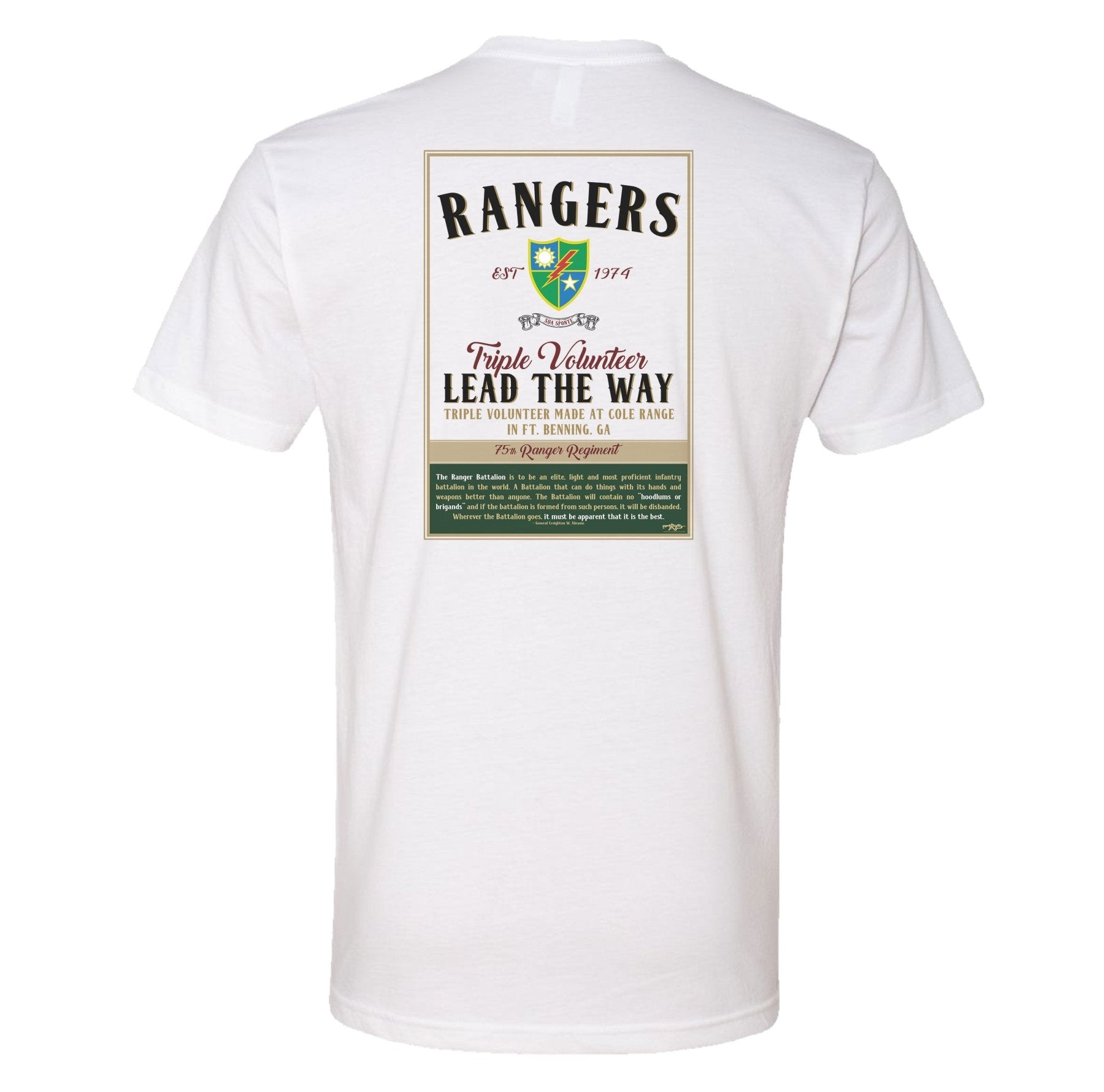 Triple Volunteer Tee - Small - Shirt