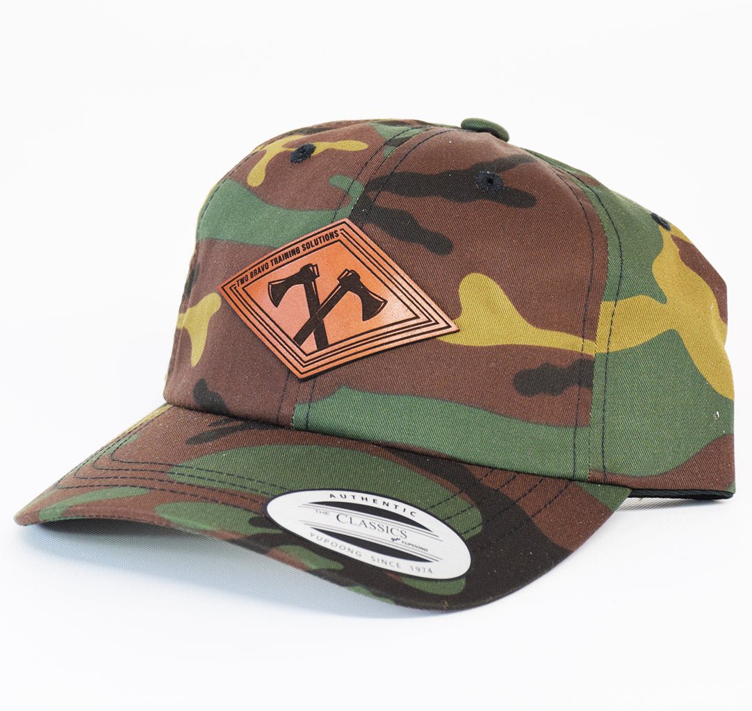 Two Bravo Camo Dad Hat - OSFA - Headwear