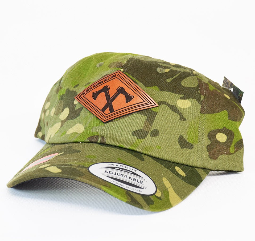 Two Bravo Camo Dad Hat - OSFA - Headwear