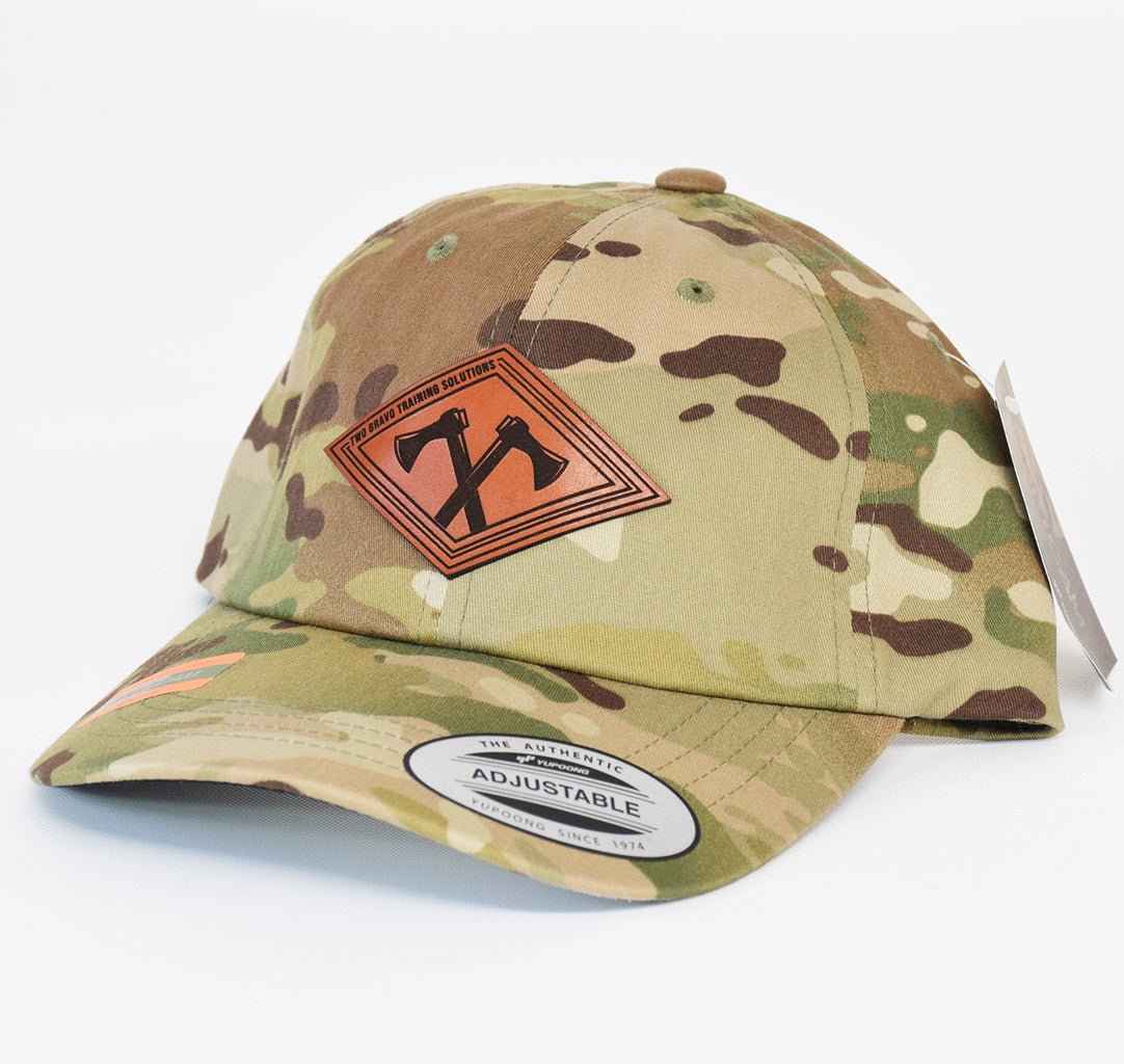 Two Bravo Camo Dad Hat - OSFA - Headwear