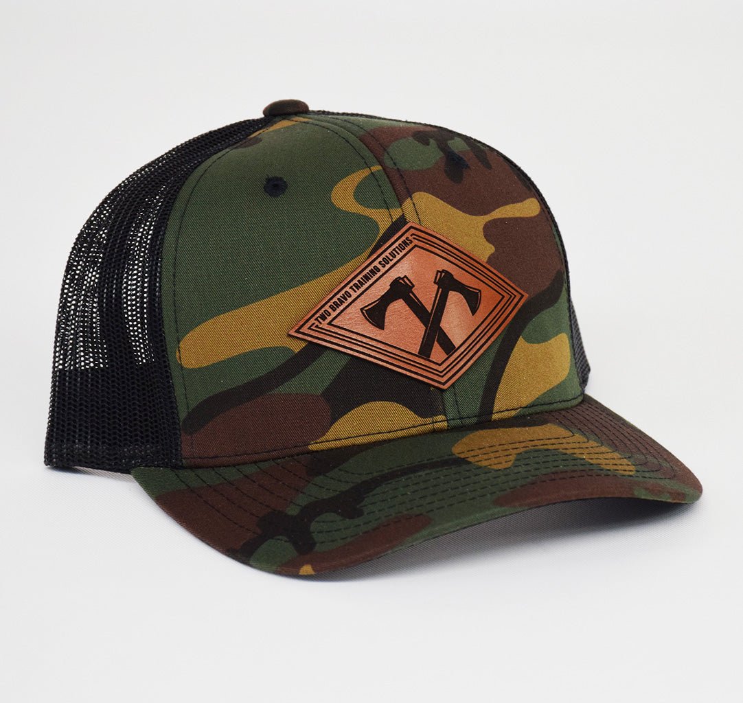 Two Bravo Leather SnapBack - OSFA - Headwear