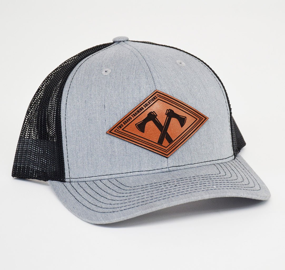 Two Bravo Leather SnapBack - OSFA - Headwear