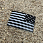 USA Flag Patch - Honeycomb Reflective - 3" x 2" - Patch
