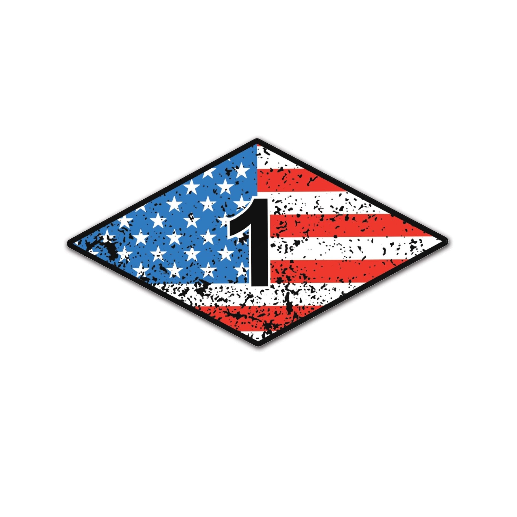 USA Ranger Batt Diamond Sticker - 4" - Sticker