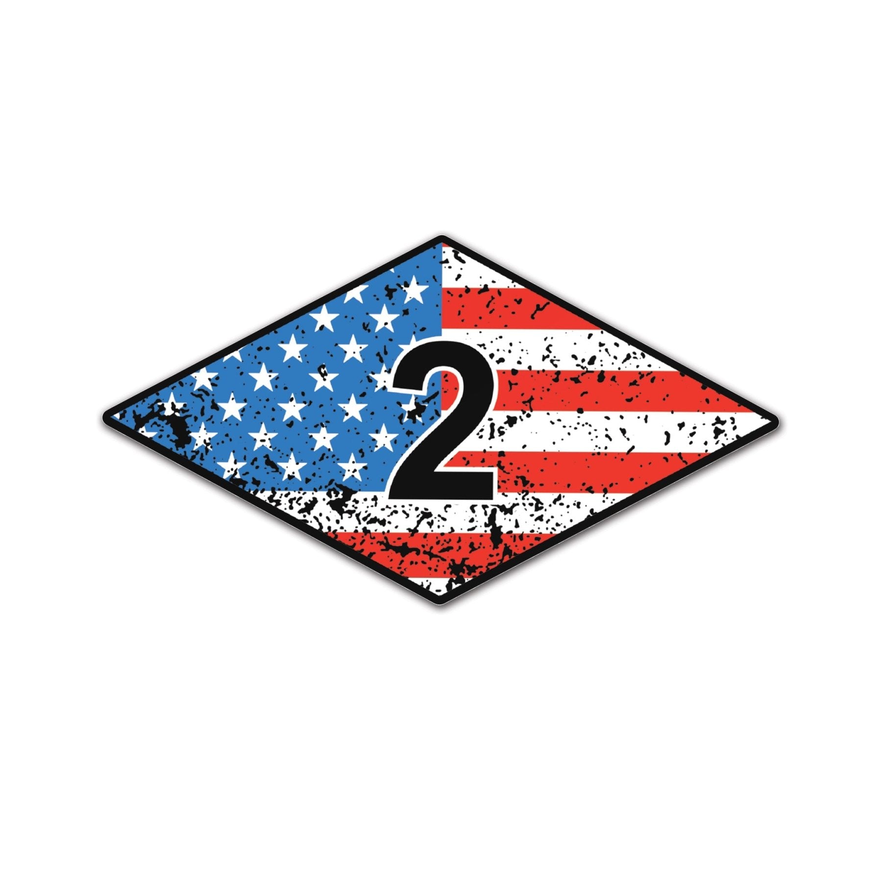 USA Ranger Batt Diamond Sticker - 4" - Sticker