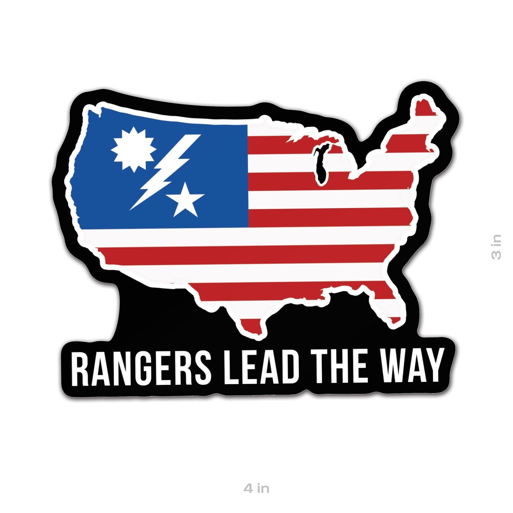 USA Ranger Sticker - 4" - Sticker