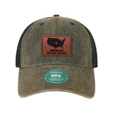 USA Star Old Trucker Hat - OSFA - Hat