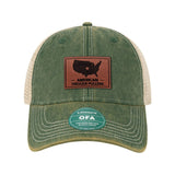 USA Star Old Trucker Hat - OSFA - Hat