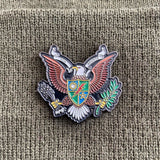 War Eagle DUI Pin - 1.5" - Lapel Pin