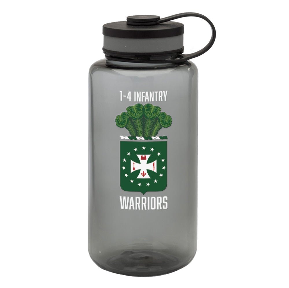 Warriors 1 - 4 INF Water Bottle - 38oz - Private Water Bottle