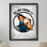 We Can Throw It Print - White - Print