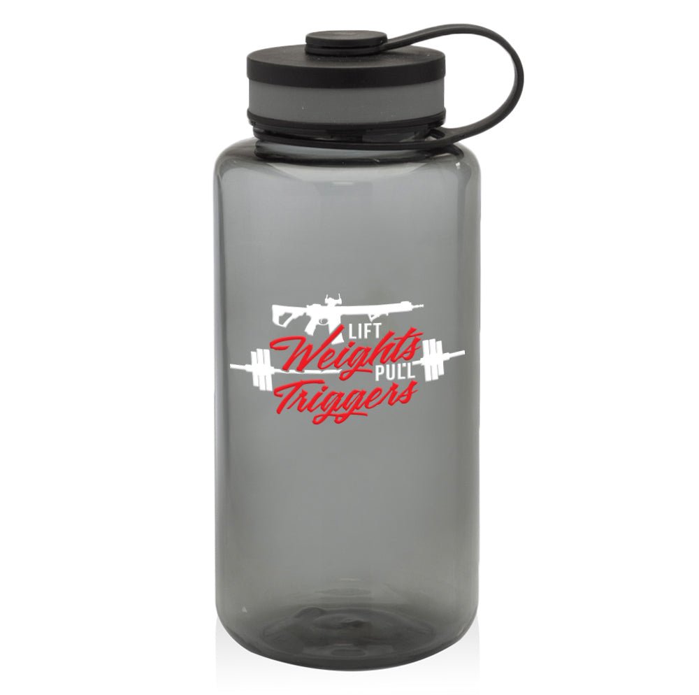 Weights & Triggers Water Bottle - 38oz - Water Bottle