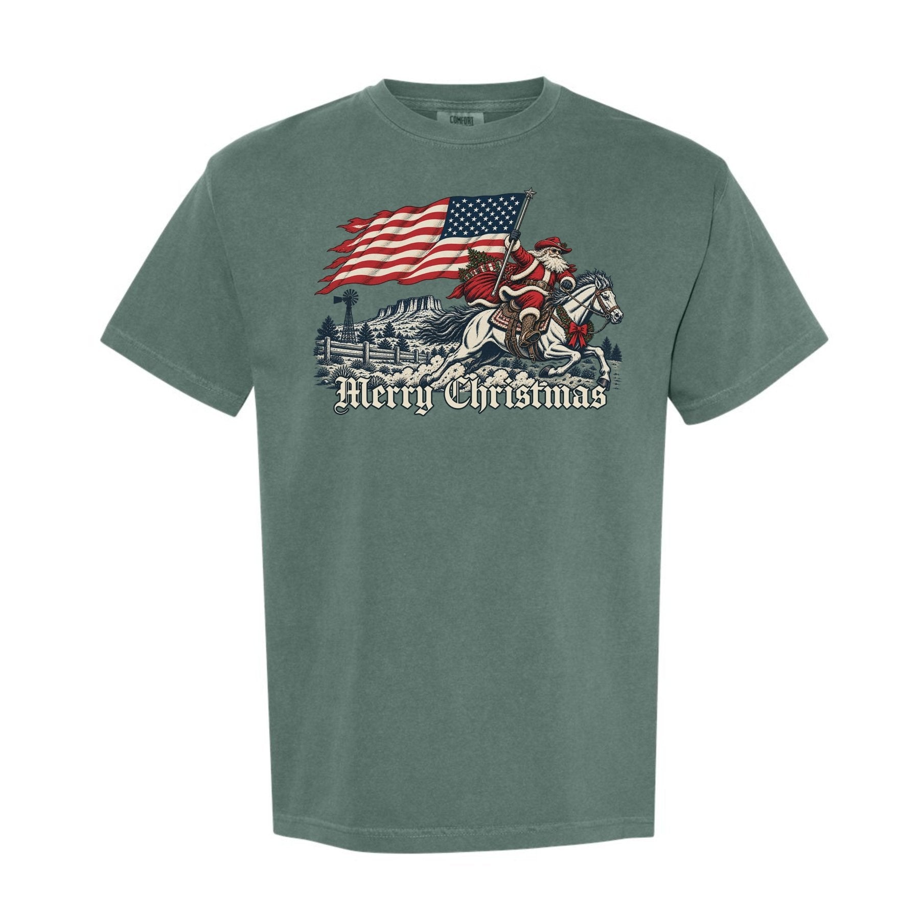 Western Santa Heavyweight Tee - Small - Shirt