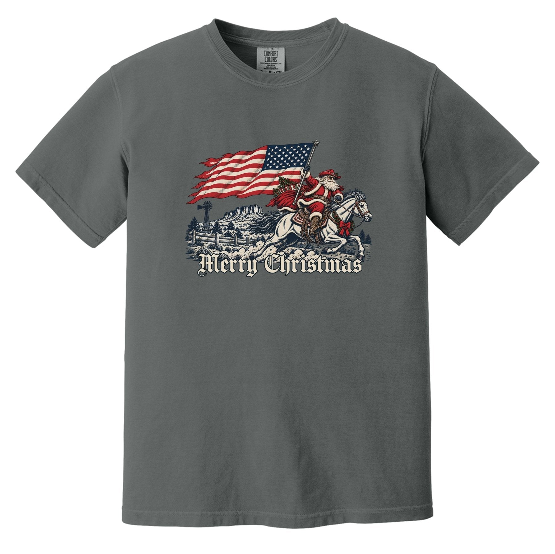 Western Santa Heavyweight Tee - Small - Shirt