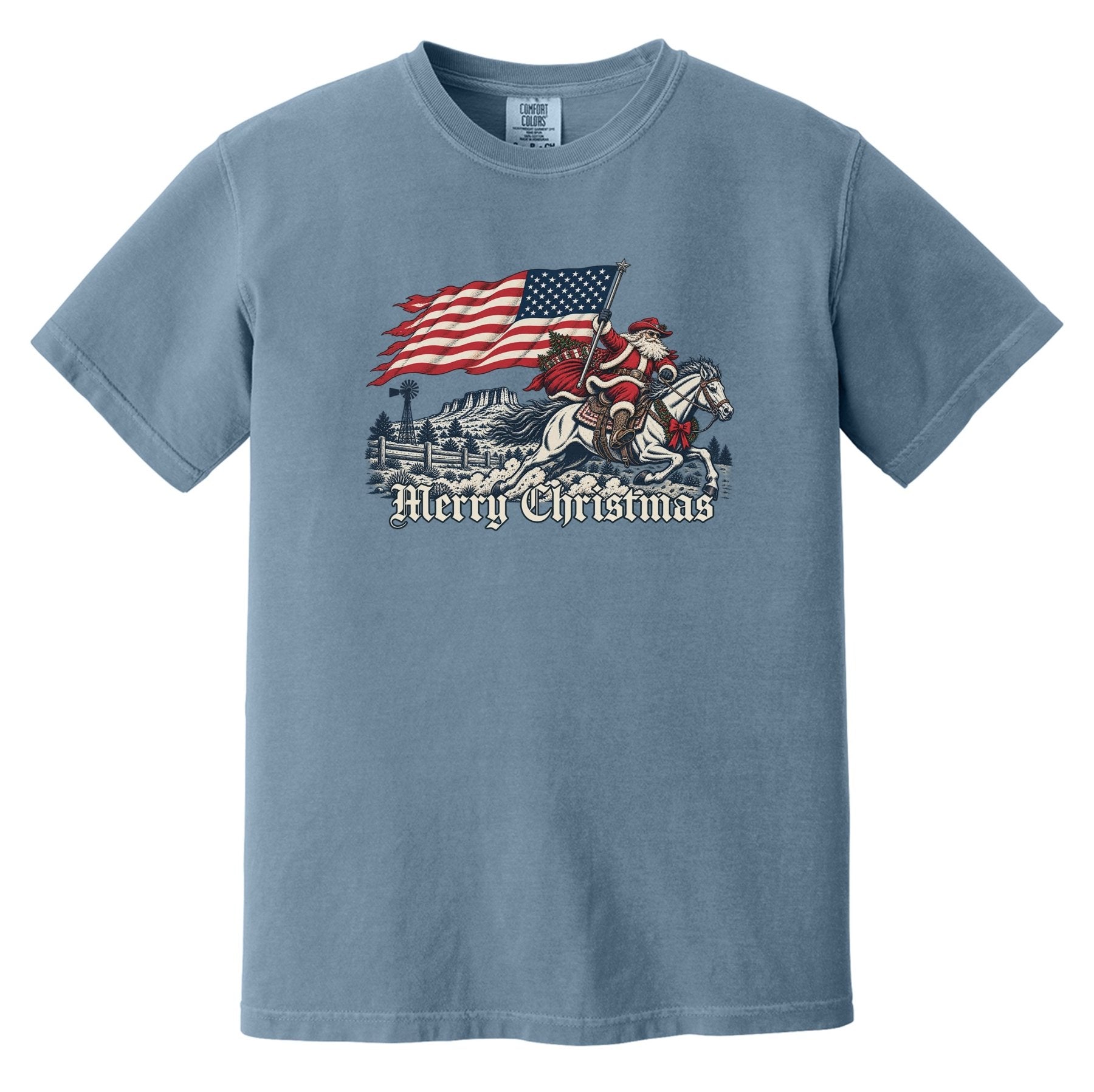 Western Santa Heavyweight Tee - Small - Shirt