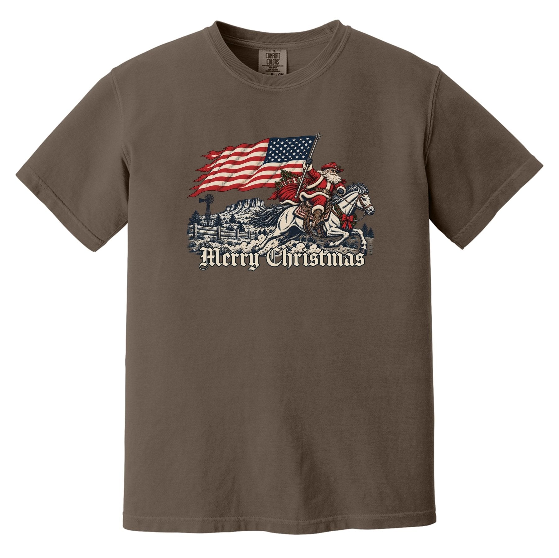 Western Santa Heavyweight Tee - Small - Shirt