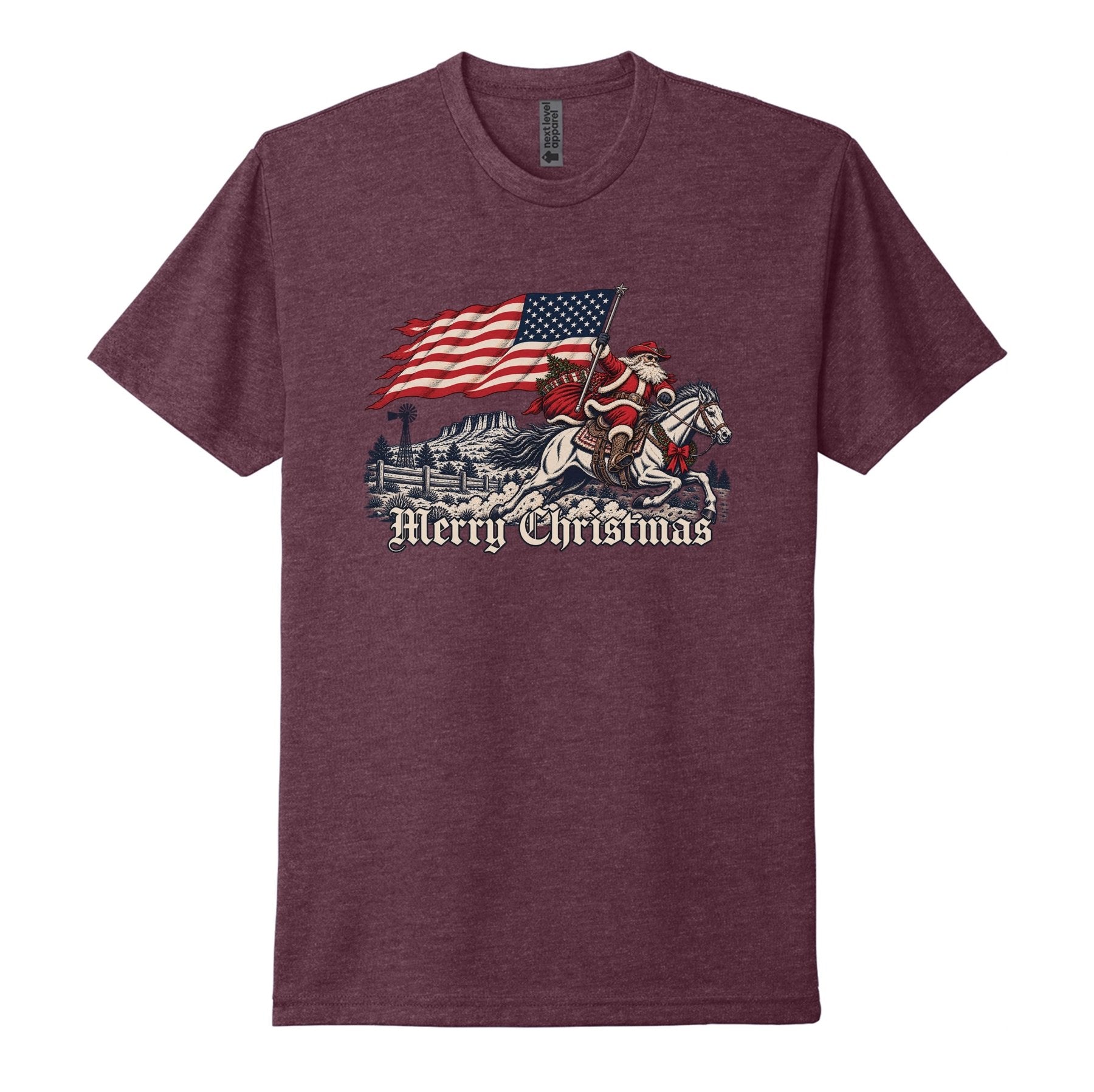 Western Santa Tee - Small - Shirt