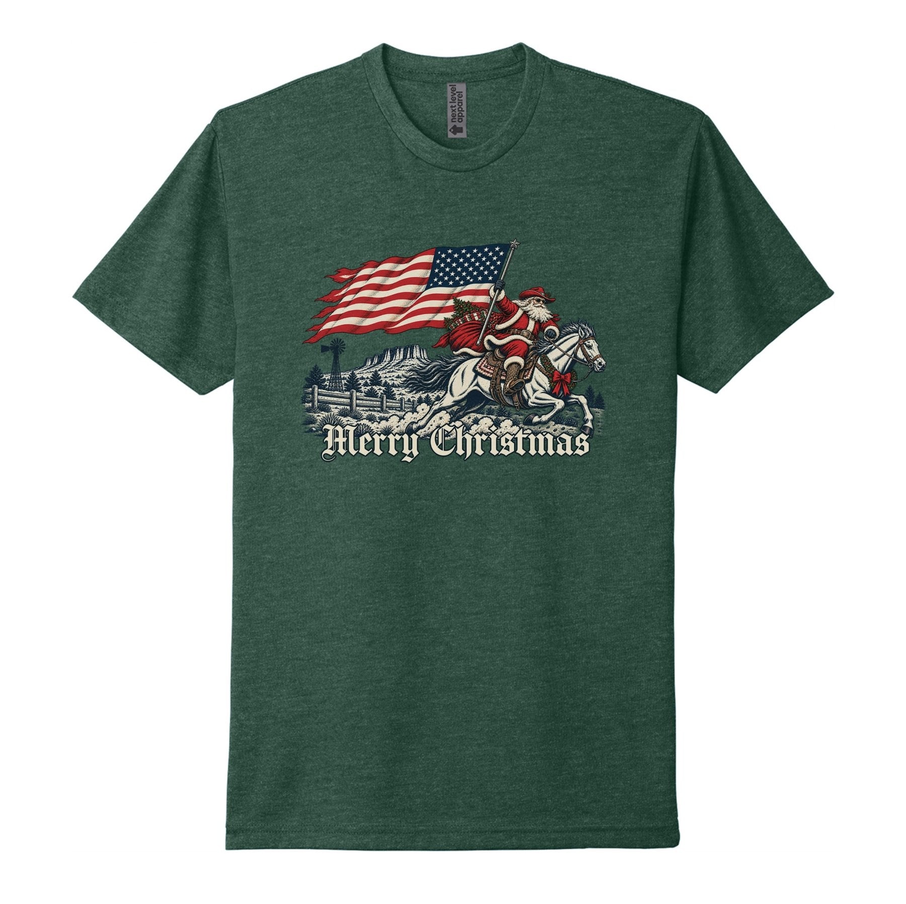 Western Santa Tee - Small - Shirt