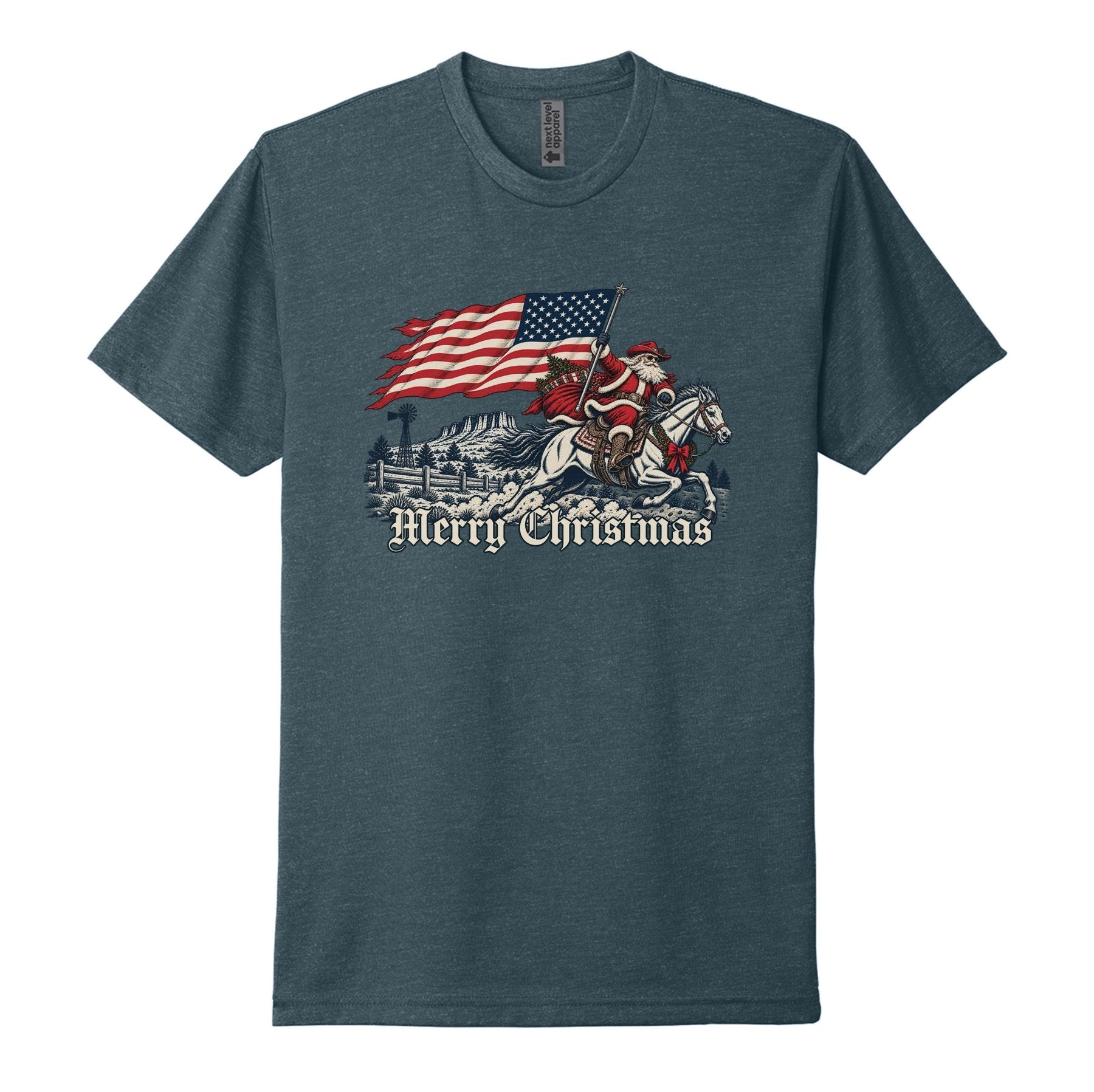 Western Santa Tee - Small - Shirt