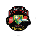 Who's Next Sticker - 75th RGT Scroll Only - Sticker