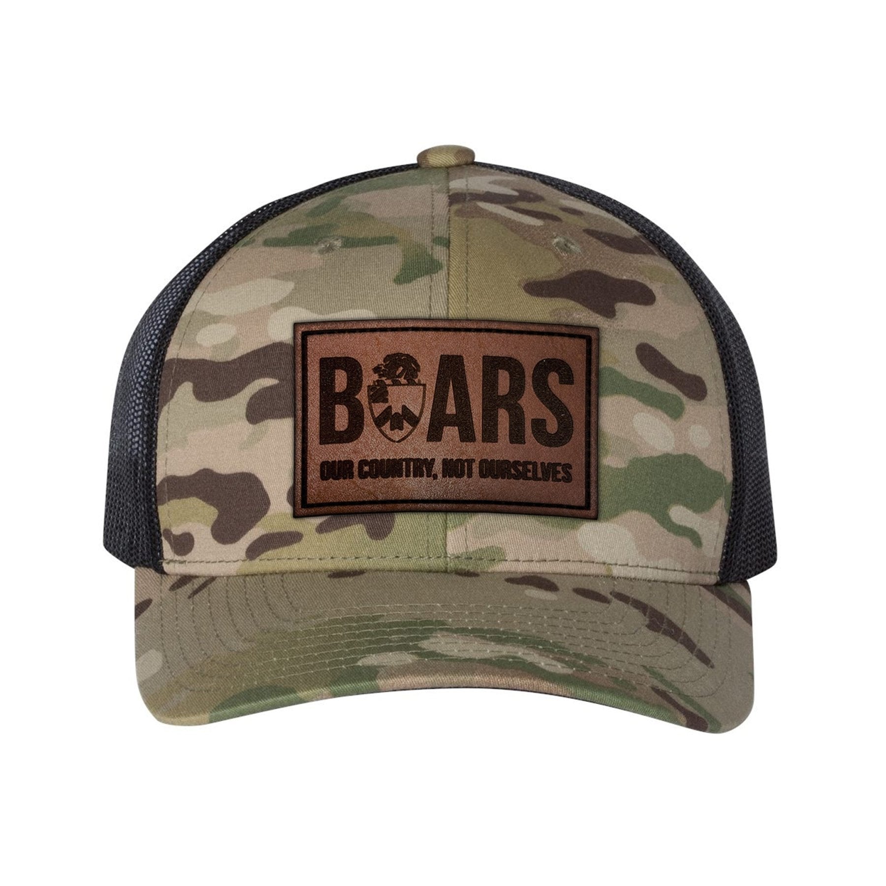 Wild Boars Leather Snap - Back - OSFA - Headwear