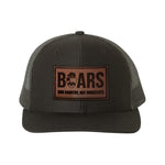 Wild Boars Leather Snap - Back - OSFA - Headwear