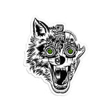 Wolf Nods Decal - 3.5" x 2.8" - Sticker