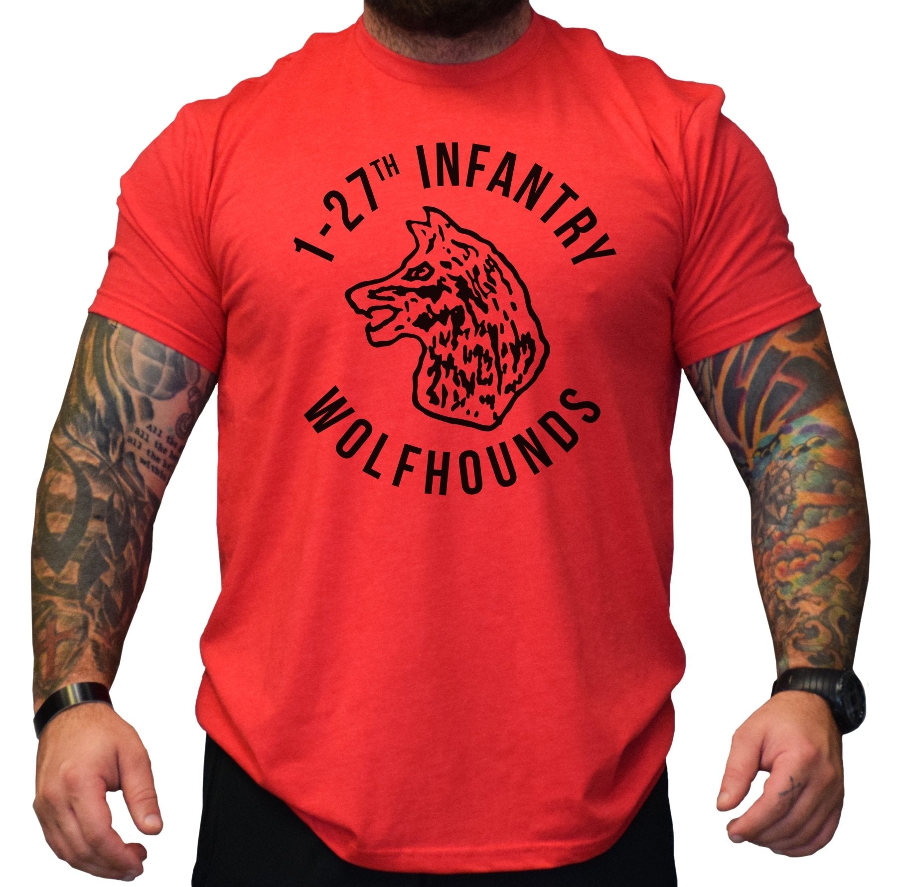 Wolfhound PT Shirt - Red - Shirt