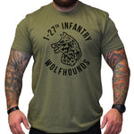 Wolfhound PT Shirt - OD Green - Shirt