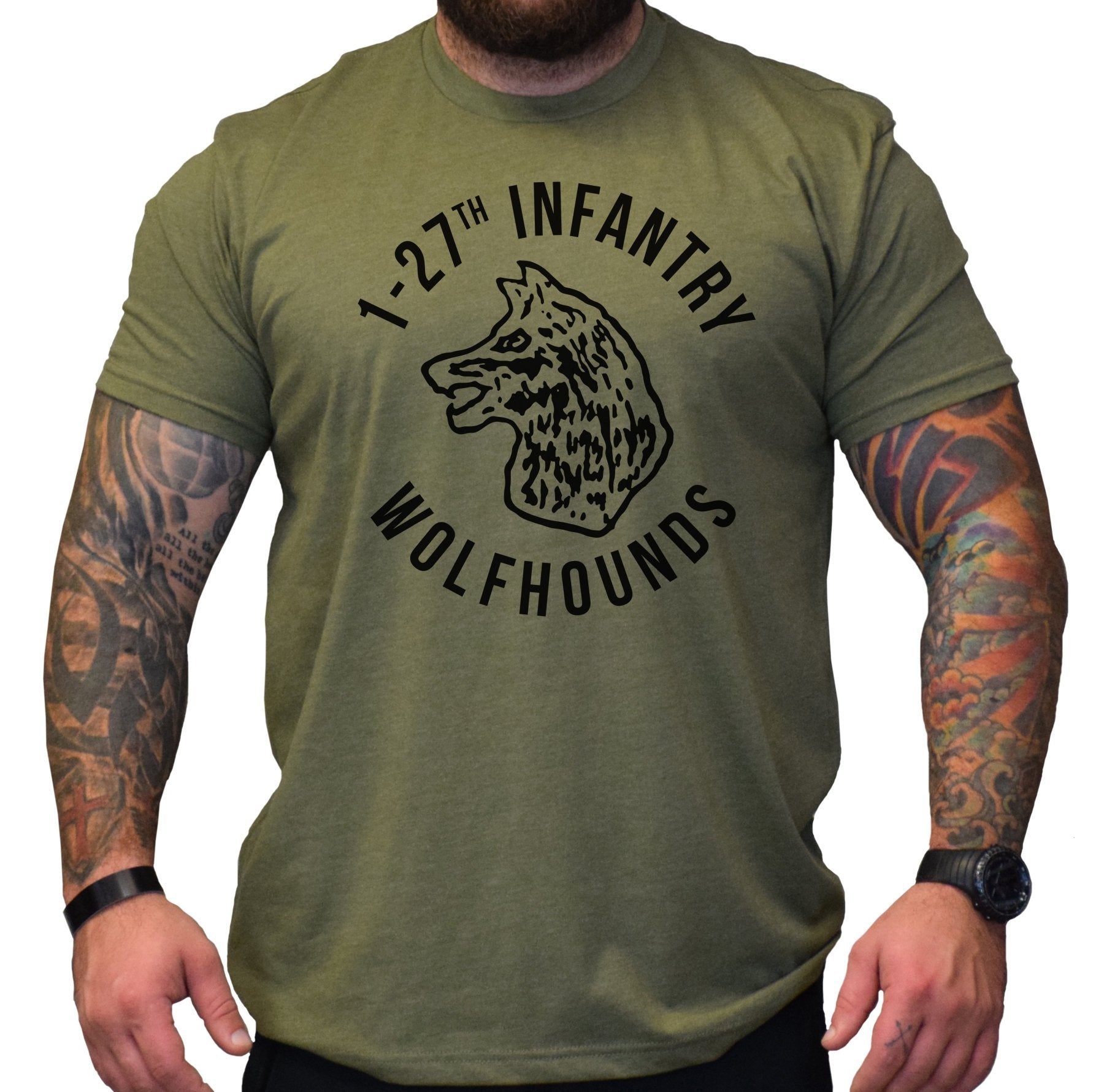 Wolfhound PT Shirt - OD Green - Shirt