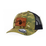 Wolfhounds Batt Leather Snap - Back - Adjustable - Headwear