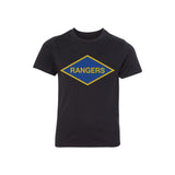 WWII Rangers Diamond Kids Tee - XS - Youth Shirt