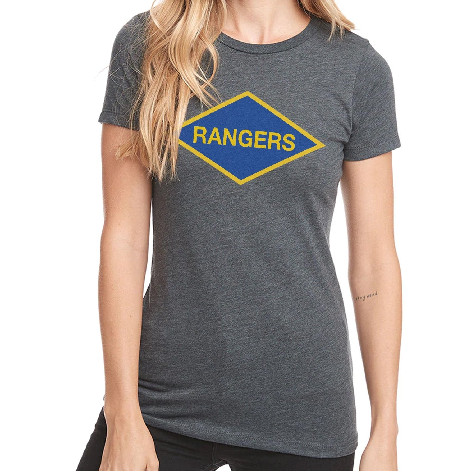 WWII Rangers Diamond Ladies Tee - Small - Shirt