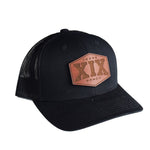 XIX Hexagon Leather Snapback - OSFA - Private Headwear