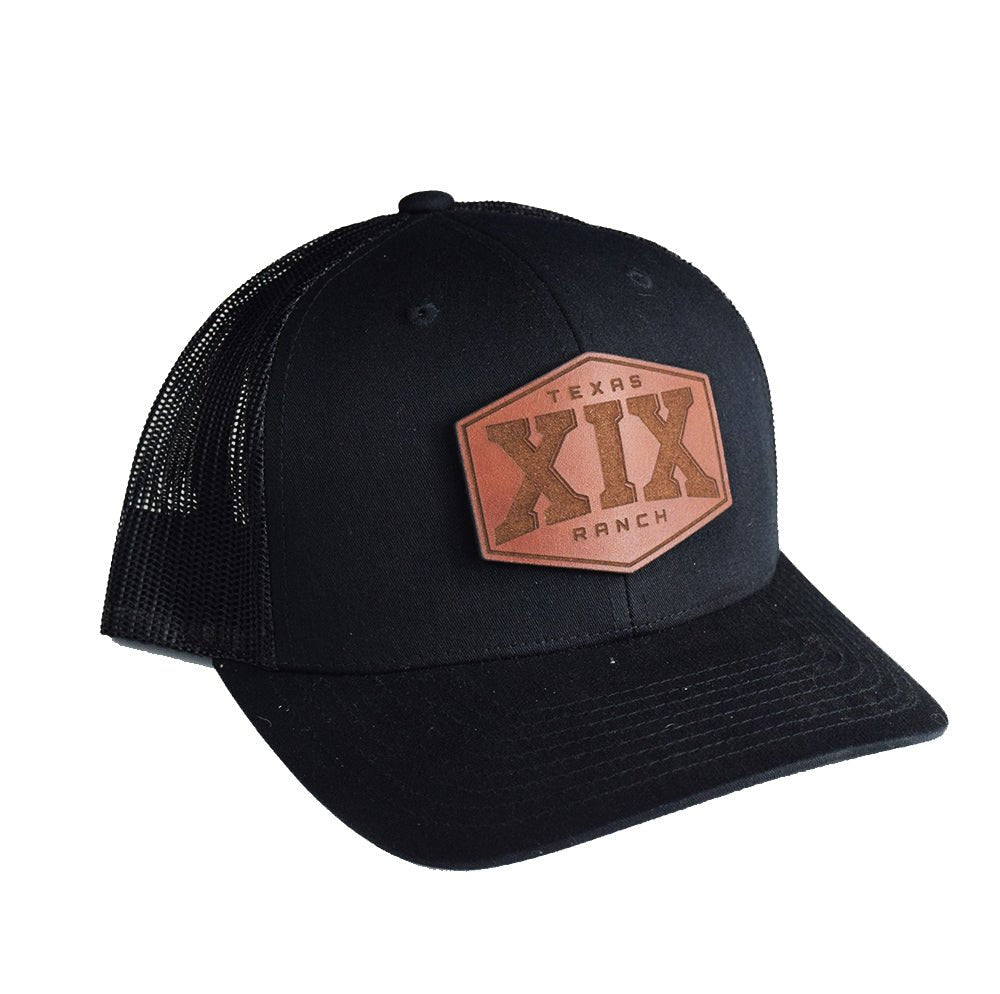 XIX Hexagon Leather Snapback – American Trigger Pullers