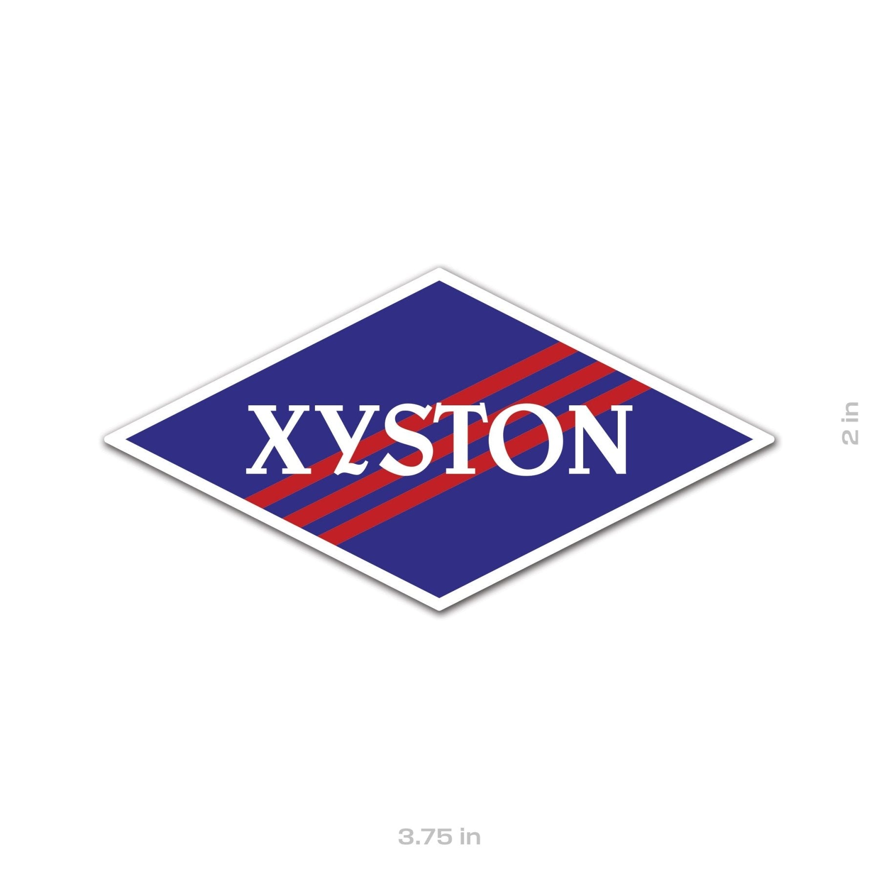 Xyston Team Diamonds Sticker - 3.75" - Private Sticker