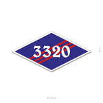 Xyston Team Diamonds Sticker - 3.75" - Private Sticker