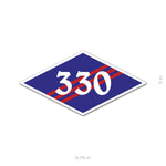 Xyston Team Diamonds Sticker - 3.75" - Private Sticker