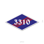 Xyston Team Diamonds Sticker - 3.75" - Private Sticker