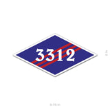 Xyston Team Diamonds Sticker - 3.75" - Private Sticker