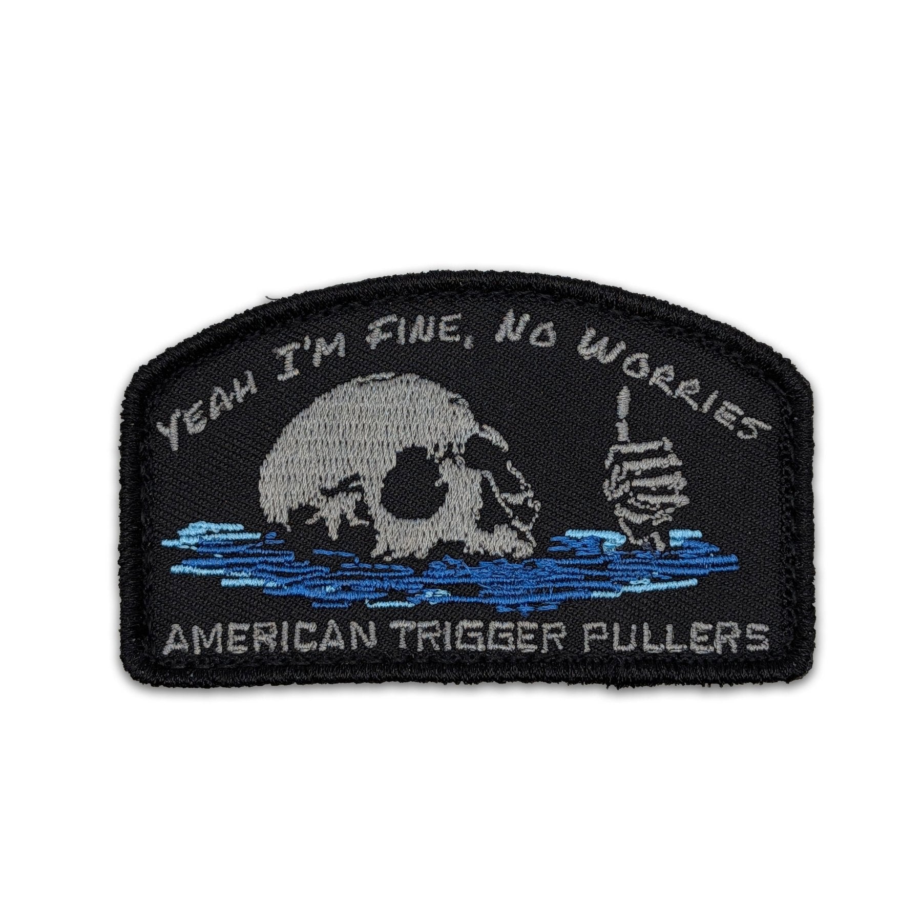 Yeah I'm Fine Patch - 3" x 3" - Patches