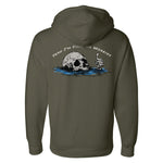 Yeah I'm Fine Skull Hoodie - Small - Hoodie