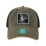 Zero Foxes Patch Old Trucker Hat - OSFA - Hat
