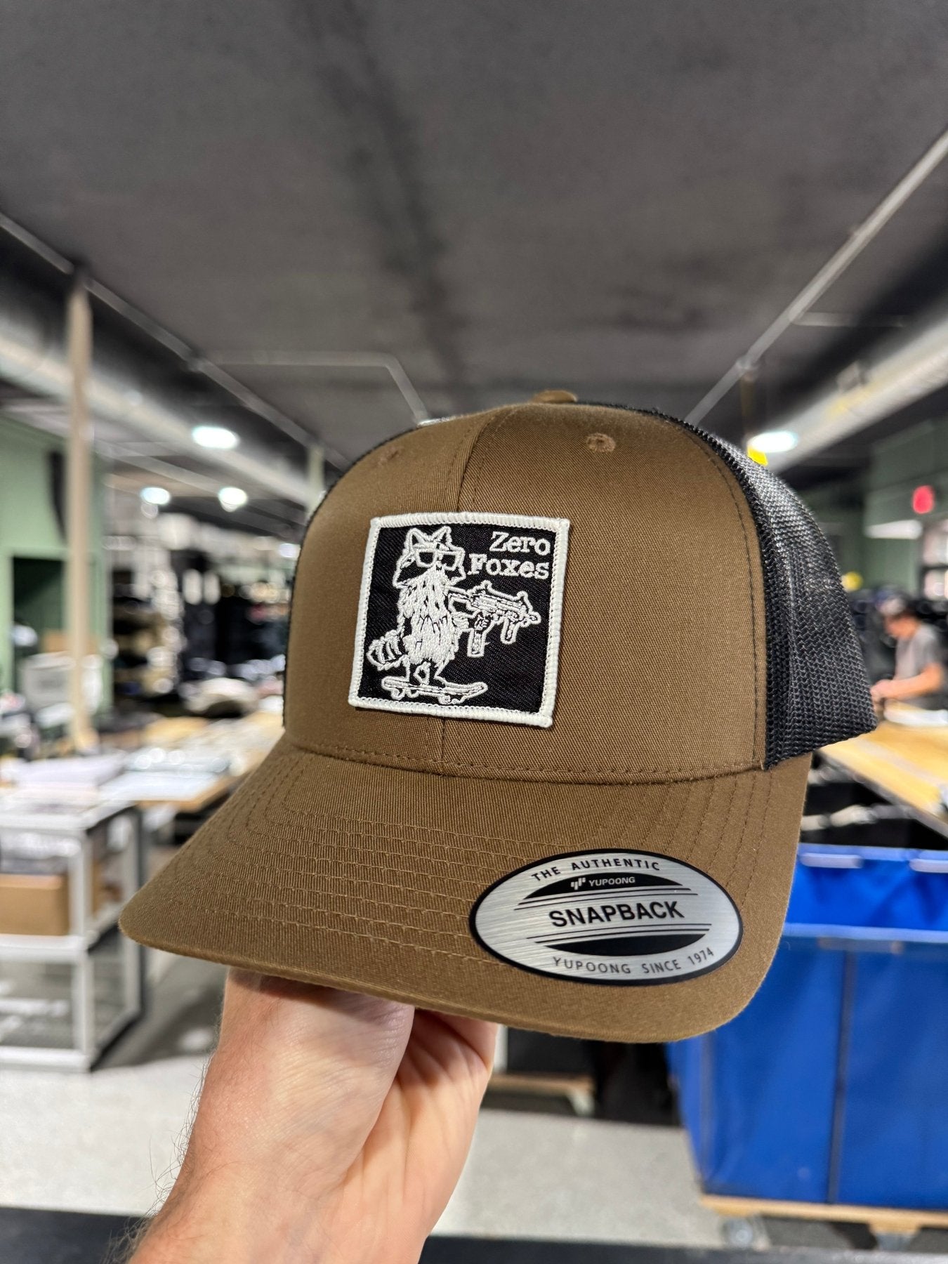 Zero Foxes Patch Retro Trucker Hat - OSFA - Hat