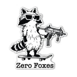 Zero Foxes Sticker - 4" - Sticker