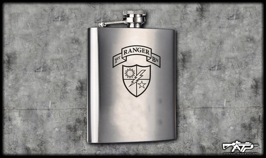 75th Ranger Scroll Flasks