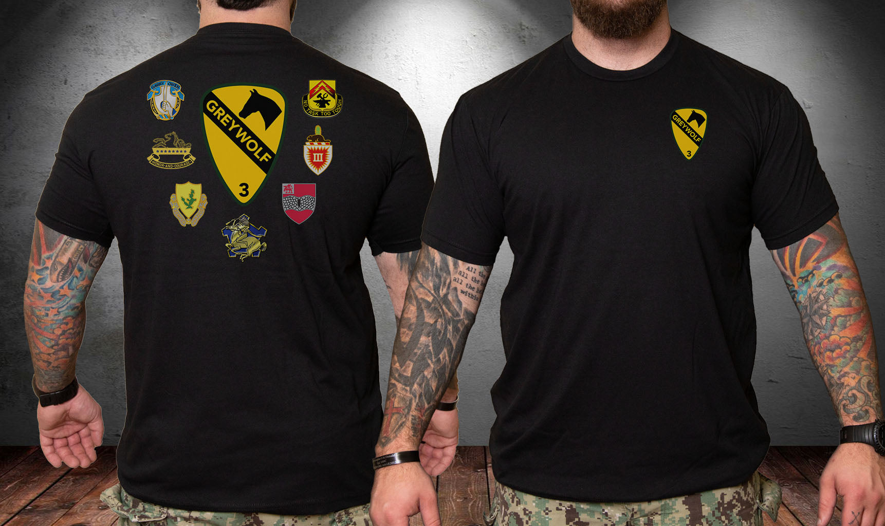 3ABCT Greywolf Brigade Shirt